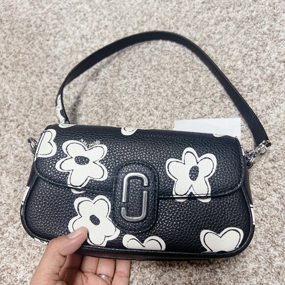 Marc Jacobs DAISYCLOVER The Clover Floral Leather Clutch Shoulder Crossbody- NEW - Picture 6 of 12